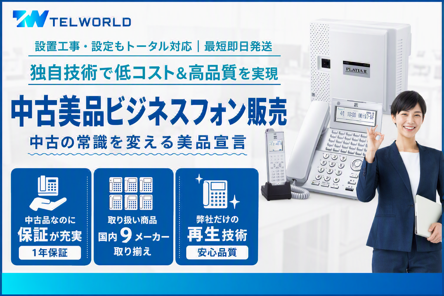 中古美品ビジネスフォン販売